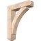 Ekena Millwork Thorton Craftsman Smooth Bracket w/ Offset Brace, Douglas Fir, 7 1/2"W x 32"D x 38"H BKT0806X32X38THR04SDF - alternate 1